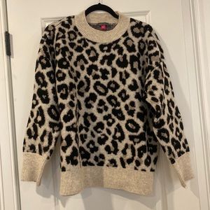 Super cozy animal print sweater